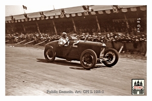 1923 Tours ACF Sunbeam Kenelm Lee Guinness #2 4rth Grandstan