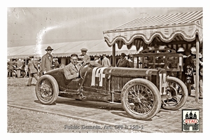 1924 Lyon Sunbeam Dario Resta #10 14th Paddock