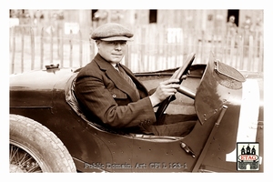 1925 Montlhery Sunbeam Edmond Bourlier #11 Dnf22laps Segrave