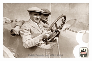 1921 Le Mans Ballot Jean Chassagne #8 Dnf17laps Portrait