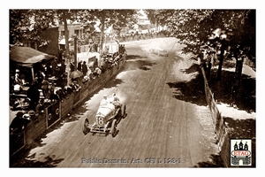 1921 Le Mans Ballot Jules Goux #18 3rth Race Pass Ponthieu