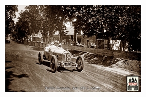 1921 Le Mans Ballot Jules Goux #18 3rth Race