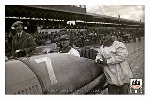 1922 Strasbourg Ballot Jules Goux #7 Dnf31laps Portrait