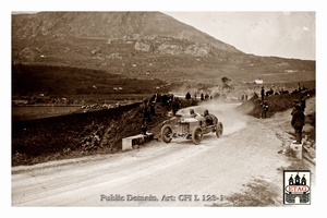 1922 Targa Florio Ballot Giulio Foresti #18 2nd Race2