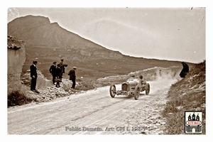 1924 Targa Florio Ballot Jules Goux #7 Dnf Race