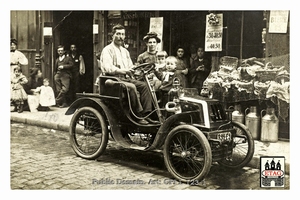 1900 Darracq French car #399-E9