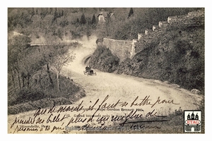 1905 Gordon Bennet Darracq Louis Wagner #18 4rth Hillclimb