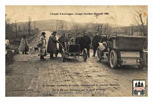 1905 Gordon Bennet Darracq Victor Hemery #8 9th Pont Enval