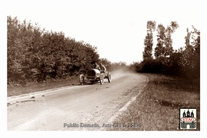 1906 Le Mans ACF Hotchkiss Hubert Le Blon #12A DNF4laps Race