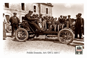 1906 Mont Ventoux Darracq Victor Hemery #? Paddock