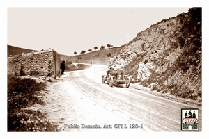 1925 Targa Florio Chiribiri Luigi Plate #7 RIT Race