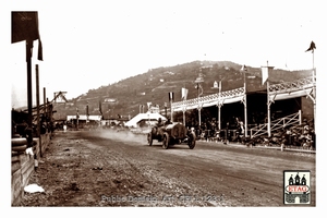 1907 Targa Florio Itala #3a Passing Grandstand 1st