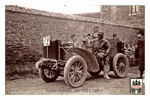 1902 Course de Vitesse Serpollet Rutishauer #72 Paddock