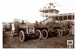 1908 Dieppe Itala Cagno #12,Fournier #29,Piacenza #45