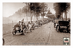 1907 Rambouillet Delage Luca Bonnard #39 7th Depart