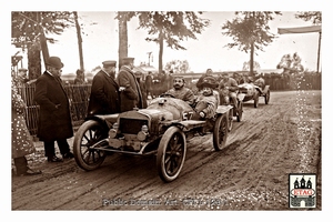 1907 Rambouillet Delage Pellegrin #57 Dnf4laps Depart