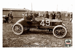 1908 Dieppe Delage Lucas Bonnard #49 Paddock