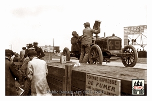 1908 Dieppe Delage Lucas Bonnard #49 Refuelling