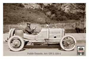 1914 Lyon Delage Paul Bablot #9 Dnf16laps Paddock