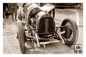 1923 Tours ACF Delage Rene Thomas #1 Dnf8laps Open bonnet