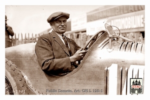 1925 Montlhery Delage Louis Wagner #14 2nd Portrait