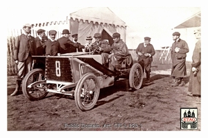1905 Gordon Bennet Darracq Victor Hemery #8 9th Paddock3