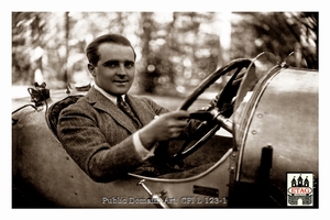 1922 Strasbourg Bugatti Vizcaya #12 2nd Portrait