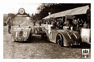 1923 Tours ACF Bugatti Team #6 #11 #16 #18 Pitsstop