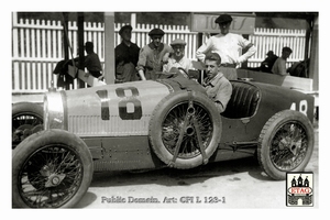 1926 La Sarthe Minoia #18 Paddock