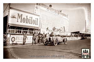 1928 Boulogne Salmson Rousseau #35 Passing Time table