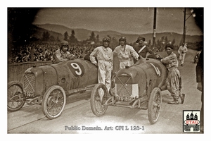 1923 San Sebastian Salmson Benoist #4 Dnf Paddock