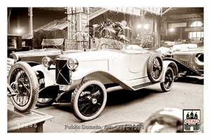 1922 Grand Palais Paris Salmson Chassis 10 Hp 4 Cyl Torpedo