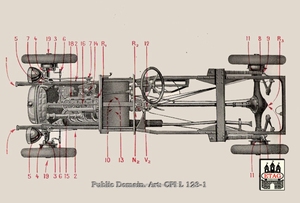 1920 DOC Drawing Salmson Drawing Chassis VAL3 7CV