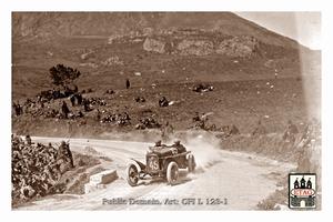 1922 Targa Florio Alfa Campari #45 11th Race curve