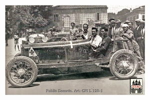 1924 Coppa Acerbo Alfa Enzo Ferrari #1 1st Paddock