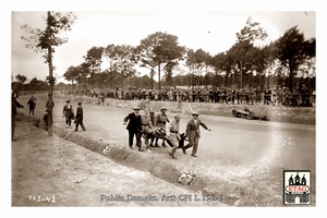 1925 Montlhery Alfa Ascari #8 Dnf Fatal crash Accident3