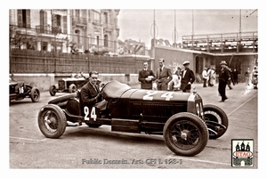 1929 Monaco Alfa Louis Rigal #24 9th Paddock