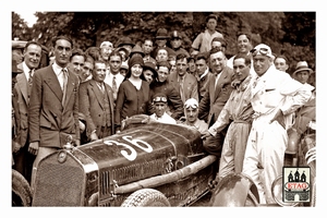 1931 Monza Alfa Nuvolari #36 Pits Enzo Ferrari