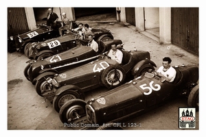 1934 Marammana Alfa Biondetti #56,Rahm #40,Banti #41