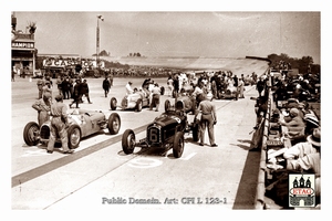 1934 Montlhery Alfa Varzi #6 2nd Start