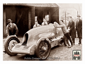 1927 Pendine Sands Bluebird Campbell Recordcar Paddock2