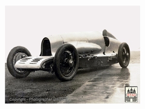 1927 Pendine Sands Bluebird Campbell Record car1