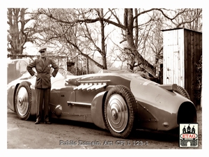 1933 Brooklands Bluebird Campbell The New Bluebird Napier1