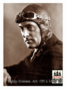 1935 Daytona Beach Bluebird Sir Malcolm Campbell Portrait