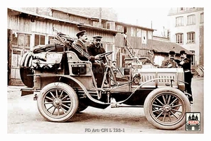 1907 Peking Paris Dion Bouton Comier 3rth, Collignon 4th Car