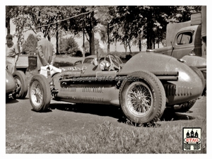 1953 Francorchamps Maserati Juan Jose Gonzalez #2 Paddock